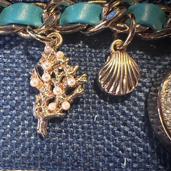 Disney Ariel Charm Bracelet Watch with Ocean Charms – Accutime - Picture 4 of 5